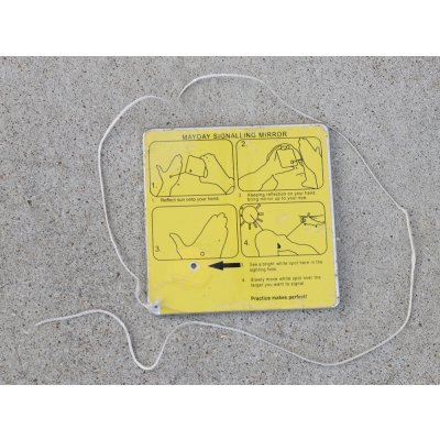 画像1: 英軍放出BCB製?サバイバルミラー