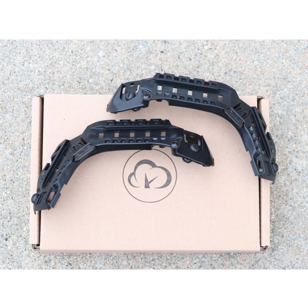 画像1: ブッシュCMR-1ヘルメットレール黒ネジ付き新品