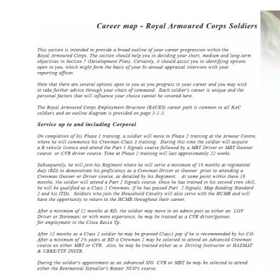 画像12: 英軍陸軍個人発展記録ファイル