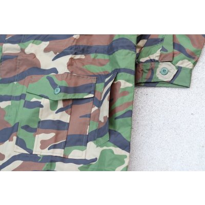 画像3: マレーシア軍レインジャケットM94ウッドランドストライプ迷彩L