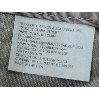 画像4: 米軍放出パラクレイト ショットシェルポーチSGプレMSAロット新品
