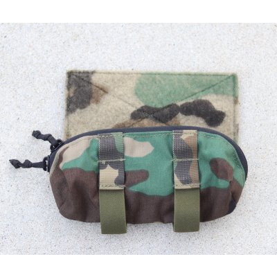 画像1: 米軍放出オンワードリサーチSIMPポーチ ウッドランド迷彩 新品