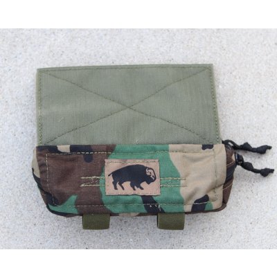 画像2: 米軍放出オンワードリサーチSIMPポーチ ウッドランド迷彩 新品