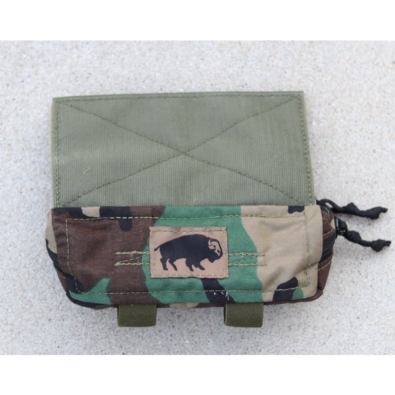 画像2: 米軍放出オンワードリサーチSIMPポーチ ウッドランド迷彩 新品