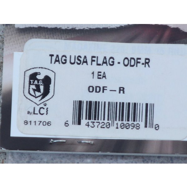 画像3: TAGリバースタイプ星条旗フラッグパッチOD新品