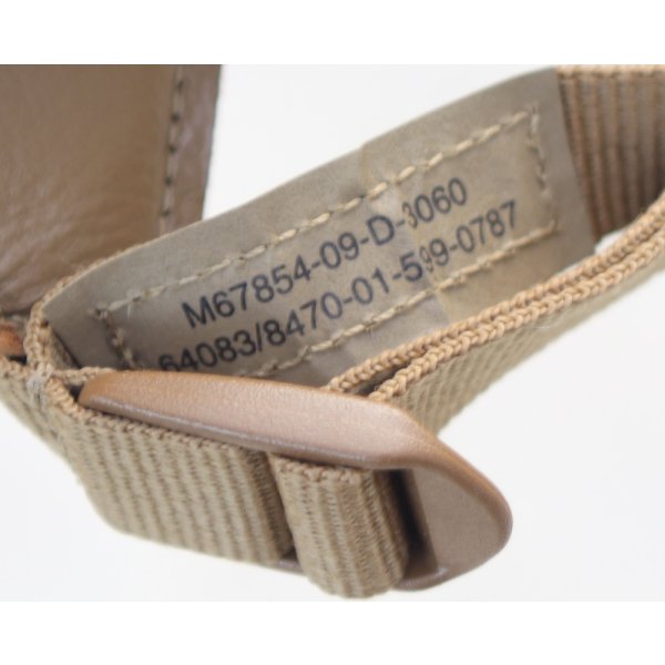 画像3: 米軍 米海兵隊ECH用チンストラップ ネジ付CB(コヨーテブラウン)新品