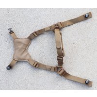 米軍 米海兵隊ECH用チンストラップ ネジ付CB(コヨーテブラウン)新品