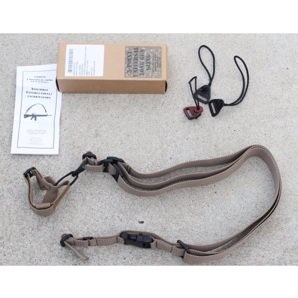 画像3: 米軍 米海兵隊3ポイントスリングCB(コヨーテブラウン)新品