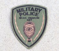 米軍 米海兵隊 岩国憲兵SRTパッチ新品