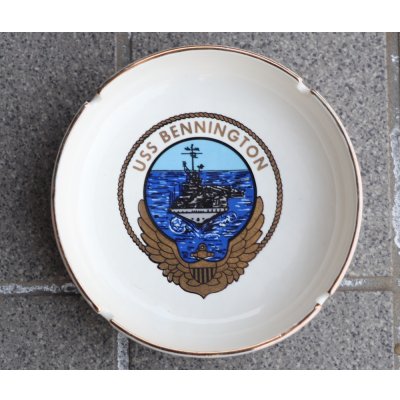 画像1: 米軍 米海軍 空母「ベニントン」灰皿