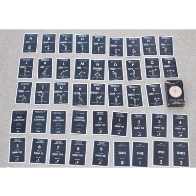 画像4: 米軍 米海軍 国際信号旗カード75枚セット