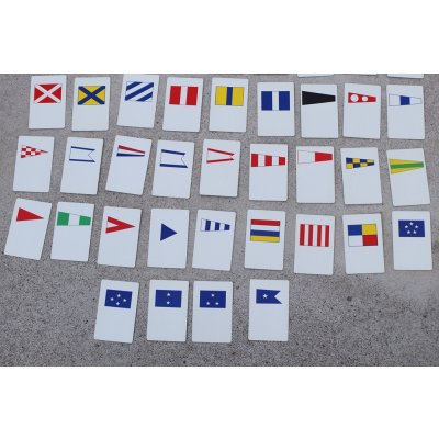 画像5: 米軍 米海軍 国際信号旗カード75枚セット