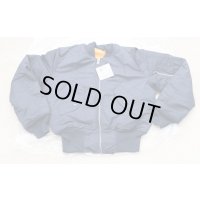 バレーアパレルMA-1フライトジャケット紺X-SMALL新品