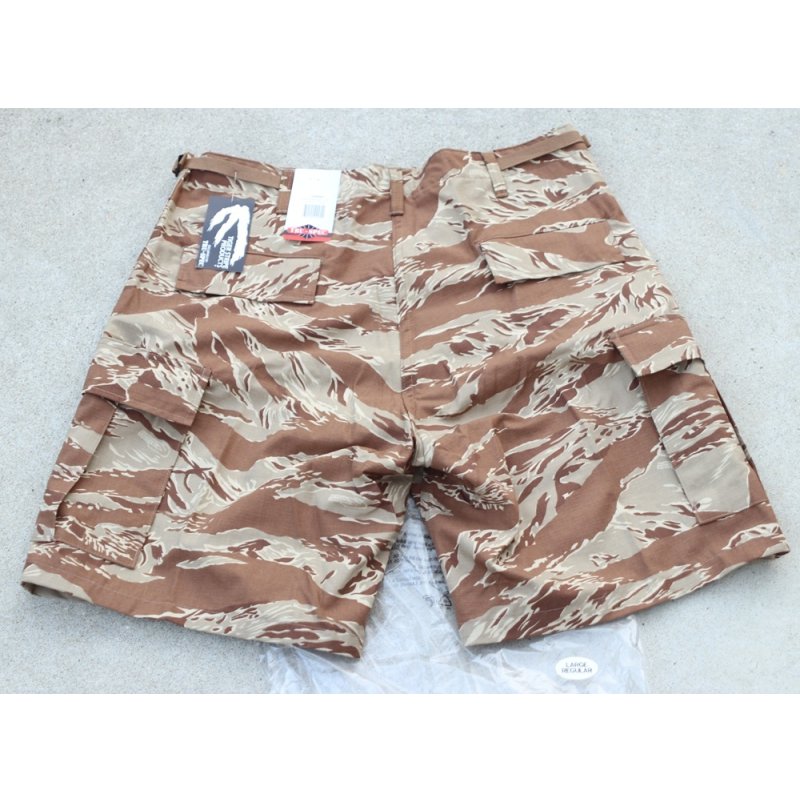 画像2: TRU-SPECタイガーストライププロダクツBDUショーツ デザートタイガーストライプ迷彩 新品