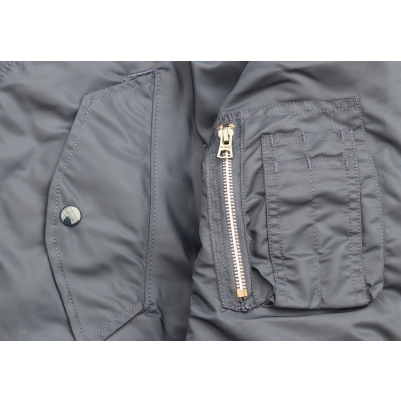 画像6: バレーアパレルMA-1フライトジャケット紺X-SMALL新品