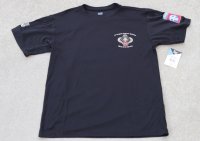 米軍放出ソフィーTシャツ黒 第82空挺師団第2旅団戦闘団第37工兵大隊プリント入り新品