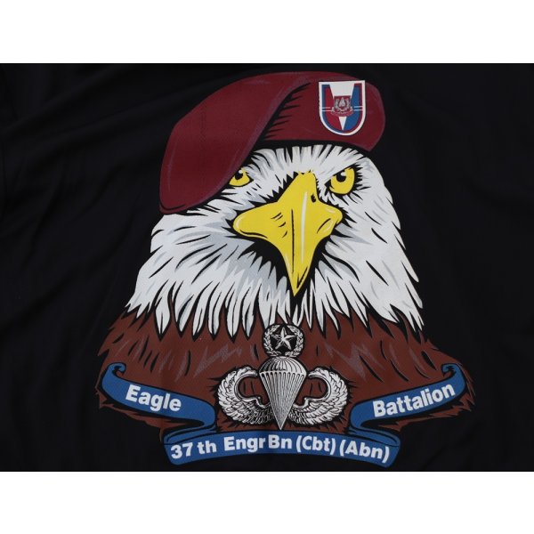 画像5: 米軍放出ソフィーTシャツ黒 第82空挺師団第2旅団戦闘団第37工兵大隊プリント入り新品