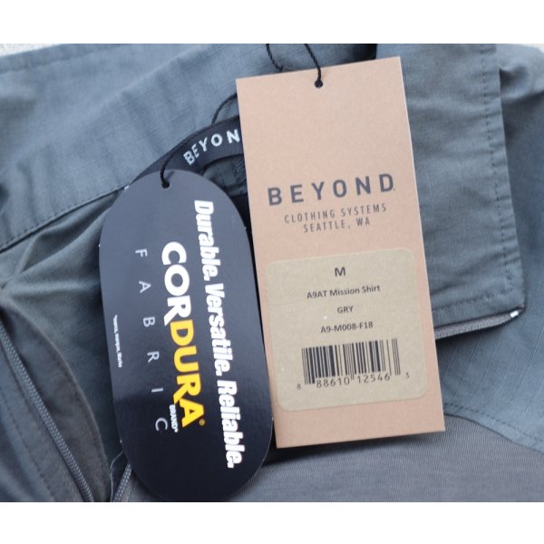 画像5: ビヨンドA9ATコンバットシャツ グレーMEDIUM-REGULAR新品