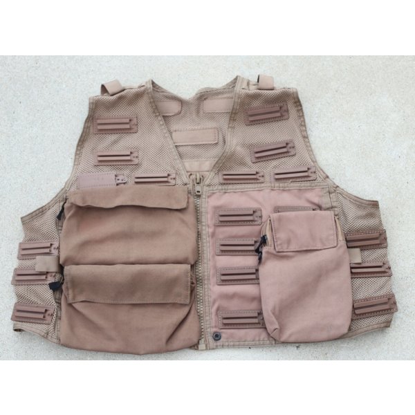 画像1: 米軍 米空軍エアエースサバイバルベスト ポーチ3個セット コヨーテSMALL?