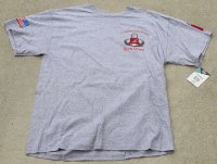 米軍放出ソフィーTシャツグレー 第82空挺師団第1旅団戦闘団第127空挺工兵大隊プリント入り新品