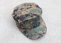 米軍 米海兵隊MCCUU八角帽ウッドランドMARPAT迷彩キャップLARGE