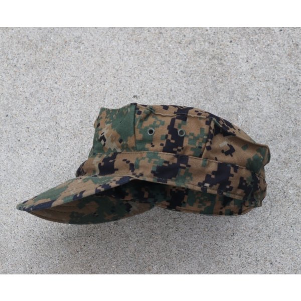 画像3: 米軍 米海兵隊MCCUU八角帽ウッドランドMARPAT迷彩キャップLARGE