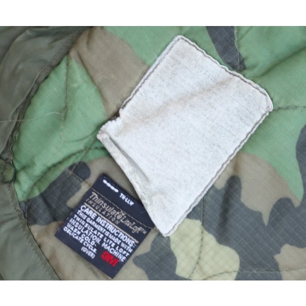 画像3: 米軍放出ブリゲードQM?ポンチョライナー ウッドランド迷彩