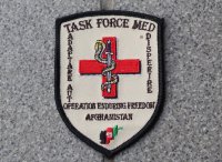 米軍アフガニスタン医療タスクフォースパッチ
