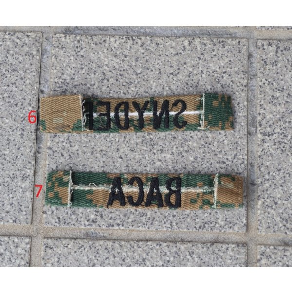 画像4: 米軍 米海兵隊ウッドランドMARPAT迷彩ネームテープ