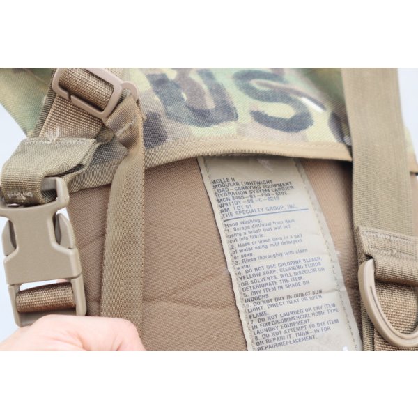 画像3: 米軍 試作品? MOLLEII HYDRAMAXハイドレーションパックCB(コヨーテブラウン) X OEFCP(MULTICAM迷彩)ブラダー付き