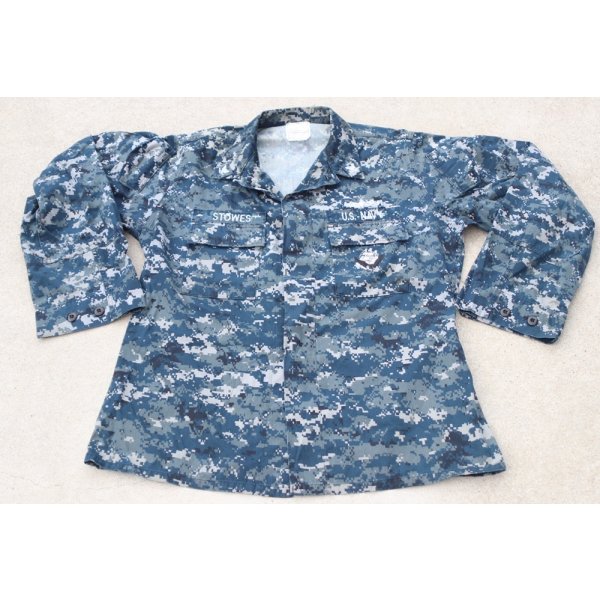 画像1: 米軍NWU TYPE1ジャケットLARGE-X-LONGフルパッチ品