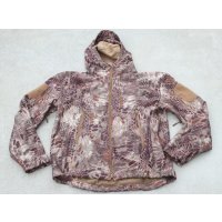 メーカー不明ソフトシェルジャケットKREPTEK NOMAD迷彩
