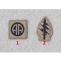 米軍 米陸軍OCPスコーピオンW2迷彩・OEFCP迷彩(MULTICAM)用部隊章 各種 新品