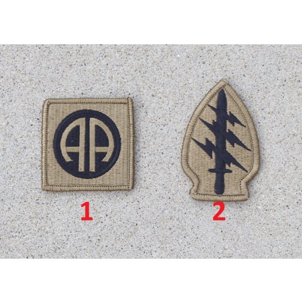 画像1: 米軍 米陸軍OCPスコーピオンW2迷彩・OEFCP迷彩(MULTICAM)用部隊章 各種 新品