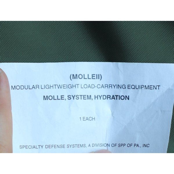 画像5: 米軍MOLLE STORMハイドレーションパックODブラダー付き新品