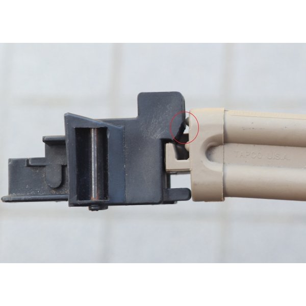 画像10: タプコSTK06150F AKアサルトライフル用フォールディングストックFDE
