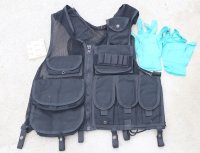 米法執行機関放出イーグルLE仕様TAC-V1-NUタクティカルベスト最初期型 黒 旧タグロット