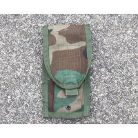 米軍放出SDS MOLLEII型M4シングルマガジンポーチ ウッドランド迷彩