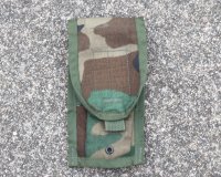 米軍放出SDS MOLLEII型M4シングルマガジンポーチ ウッドランド迷彩