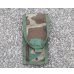 画像1: 米軍放出SDS MOLLEII型M4シングルマガジンポーチ ウッドランド迷彩 (1)