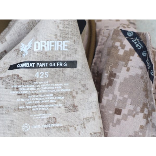 画像4: 米軍放出CRYE/DRIFIRE Gen3 FR仕様コンバットパンツAOR1迷彩42S