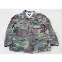 アルファM51風フィールドジャケット ウッドランド迷彩LARGE