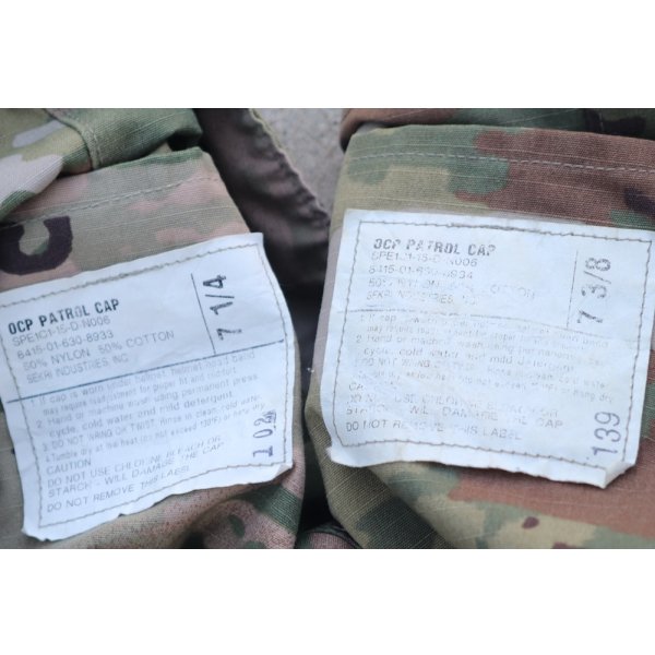 画像3: 米軍パトロールキャップOCPスコーピオンW2迷彩パッチ付き