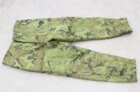 米軍ベトナム戦争ローカルメイド品ポンチョライナーパンツERDLグリーンリーフ迷彩
