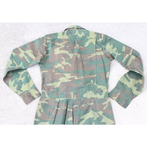 画像6: 米軍ベトナム戦争ローカルメイド品フライトスーツERDLグリーンリーフ迷彩