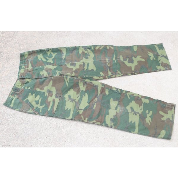 画像1: 米軍・南ベトナム軍M59パンツERDLグリーンリーフ迷彩