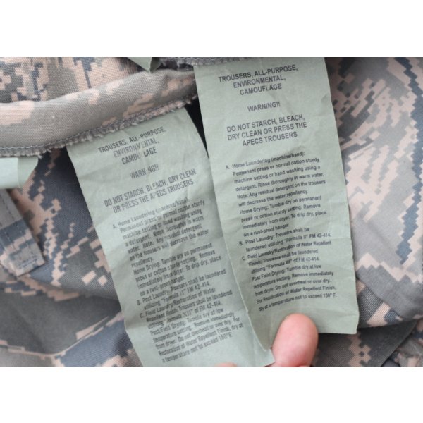 画像5: 米軍 米空軍APECSゴアテックスパンツ デジタルタイガー迷彩(ABU迷彩)
