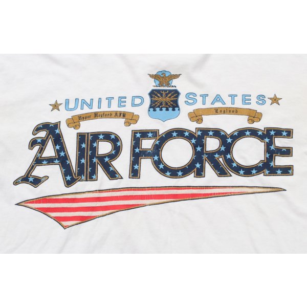 画像3: 1980〜1990年代 米軍放出ソフィー在英米空軍Tシャツ白LARGE