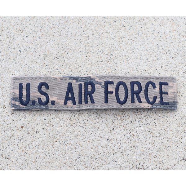 画像1: 米軍 米空軍ABU用デジタルタイガー迷彩U.S. AIR FORCEテープ ベルクロ付き仕様