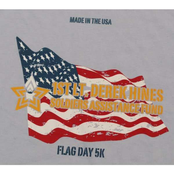 画像4: イーグル米軍デレク・ハインズ中尉兵士支援基金シャツTシャツX-LARGE